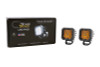 Diode Dynamics Stage Series C1 LED Pod - Yellow SAE Fog Standard ABL (Pair)