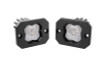 Diode Dynamics Stage Series C1 LED Pod - White SAE Fog Flush WBL (Pair)
