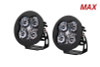 Diode Dynamics SS3 LED Pod Max - White SAE Fog Round (Pair)