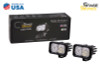 Diode Dynamics Stage Series 2 In LED Pod Pro - White Flood Standard BBL (Pair)