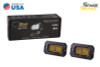 Diode Dynamics Stage Series 2 In LED Pod Pro - Yellow Flood Flush ABL (Pair)