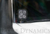 Diode Dynamics 16-21 Toyota Tacoma Stage Series 2in LED Ditch Light Kit - Yellow Pro Combo