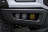 Diode Dynamics 17-20 Ford Raptor SS3 LED Fog Light Kit - White Pro