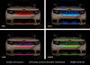 Diode Dynamics RGBW Grille Strip Kit 2pc Multicolor