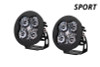 Diode Dynamics SS3 LED Pod Sport - White SAE Driving Round (Pair)