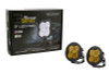 Diode Dynamics SS3 LED Pod Sport - Yellow SAE Fog Round (Pair)
