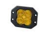 Diode Dynamics SS3 LED Pod Sport - Yellow SAE Fog Flush (Single)