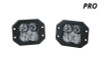 Diode Dynamics SS3 LED Pod Pro - White SAE Driving Flush (Pair)