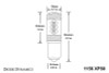 Diode Dynamics 1156 XP80 LED Bulb - Red Four