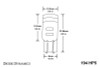 Diode Dynamics 194 LED Bulb HP5 LED - Red Short (Single)