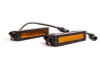 Diode Dynamics 6 In LED Light Bar Single Row Straight SS6 - Amber Wide Light Bar (Pair)
