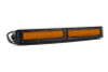 Diode Dynamics 12 In LED Light Bar Single Row Straight - Amber Flood Each Stage Series