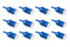Diode Dynamics 194 LED Bulb HP5 LED - Blue Set of 12