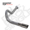 Diamond Eye KIT 4in DPF-BACK SGL AL 07.5-10 CHEVY 6 6L 2500/3500 PCKGD BX46X14X14OD EL-PL