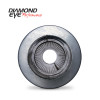 Diamond Eye MFLR 4inID SGL IN/SGL OUT 7inDIA X 20in BODY 27in LENGTH PERF SLOTTED ENDS 409 SS