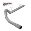 Diamond Eye KIT 4in DPF-BACK SGL AL 08-09 6 4L F250/F350 PCKGD BX46X14X14OD EL-PL 44inX13 5inX13 5in