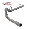 Diamond Eye KIT 4in DPF-BACK SGL SS 08-09 6 4L F250/F350 PCKGD BX46X14X14OD EL-PL 44inX13 5inX13 5in