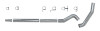 Diamond Eye KIT 5in CB MFLR RPLCMENT PIPE SGL AL: 03-07 FORD 6.0L F250/F350