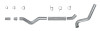 Diamond Eye KIT 5in CB MFLR RPLCMENT PIPE SGL AL: 2006-2007.5 CHEVY 6.6L 2500/3500