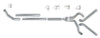 Diamond Eye KIT 4in TB MFLR RPLCMENT PIPE DUAL AL: 94-02 DODGE CUMMINS 5.9L
