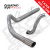 Diamond Eye KIT 4in DPF-BACK w/ DP SGL AL 08-10 Ford 6.4L Powerstroke F250/F350