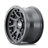 Dirty Life 9311 Enigma Pro 17x9/8x165.1 BP/-12mm Offset/130.8mm Hub Matte Blk Wheel - Beadlock