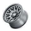 Dirty Life 9311 Enigma Pro 17x9/8x165.1 BP/-12mm Offset/130.8mm Hub Satin Graphite Wheel - Beadlock
