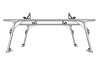 Thule TracRac SR Sliding Overhead Truck Rack - Compact (RACK ONLY/Req. SR Base Rails) - Silver