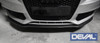 Carbon Fiber Front Splitter for 2009-2012 Audi A4 [B8] by DEVAL [D28235]