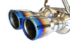 Invidia 22+ Toyota GR Corolla R400 Rolled Titanium Tip Cat-Back