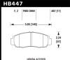 Hawk 03-04 Honda Accord HPS Street Front Brake Pads