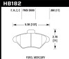 Hawk Performance Blue 9012 Racing Brake Pads 94-98 Ford Mustang V8