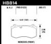 Hawk 07-14 Mercedes-Benz CL550/CL600 Performance Ceramic Street Front Brake Pads