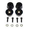 Energy Suspension 96-02 Toyota 4Runner Front Hyper Flex Bump Stop Set - Black