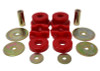 Energy Suspension 97-01 Honda CR-V (Auto Trans Only) 4WD Diff Mount Set - Red