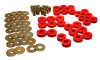 Energy Suspension Rr Spring Frame Shackle Kit - Red 4.2127R