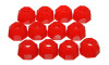 Energy Suspension Universal Red 12mm Taper Dia Octagon Tie Rod Dust Boots (BOX of 12)