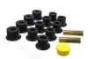 Energy Suspension 6/86-97 Nissan 720 & Hardbody Pickup 2WD Black Rear Leaf Spring Bushing Set