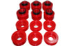 Energy Suspension 08-16 Ford F-250/F-350/F-450/F-550 Super Duty STD/Super Cab Red Body Mount Set