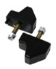 Energy Suspension GM Style Black Front Bump Stop Set