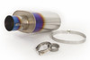 GReddy - Universal Titanium Oval Muffler 2.5in ID Muffler Inlet