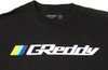 GReddy OG Logo Tee (w/ Three Stripes) - Black X-Large