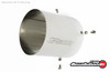 GReddy SS Tip (115mm Dia/120mm Length) for Universal 3in Revolution RS Muffler