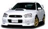 GReddy 04+ WRX & STi Fiberglass Front Lip Spoiler
