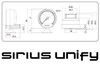 GReddy Sirius Unify Oil Pressure Gauge Set (Sirius Meter w/Oil Press Sensor Set & Vision Disp)