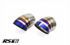 GReddy Burnt Titanium Turndown Universal 105mm Tip