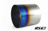 GReddy Burnt Titanium Tip 115mm Diameter 120mm Length (for Revolution RS/RS-TI/RS-Race) - 160 Rev RS