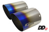 GReddy DD-R Burnt Titanium Tips L=150mm (Pair)