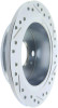 Stoptech 85-87 Toyota Corolla Drilled/Slotted Disc Brake Rotor - Right