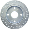 Stoptech 85-87 Toyota Corolla Drilled/Slotted Disc Brake Rotor - Right